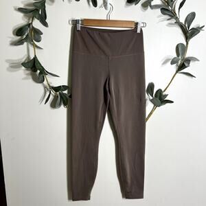 90 Degree Brown Ribbed Leggings LAST CALL